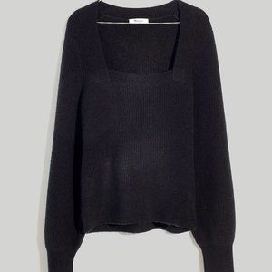 Melwood Square-Neck Pullover Sweater in Coziest Yarn